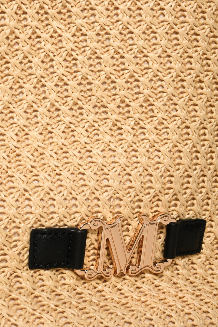Max Mara Beachwear Luigi Raffia Tote