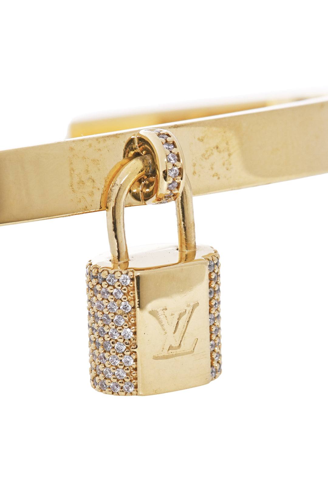 Louis Vuitton Size M Padlock Bracelet