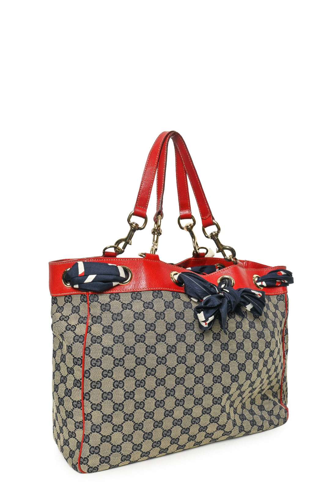 Gucci GG Monogram Canvas Positano Scarf Tote
