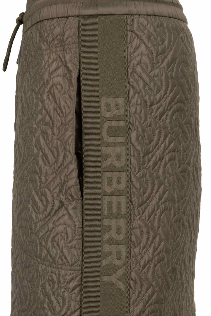 Burberry Size XS Youth Girl's Selena Quilted Logo Skirt