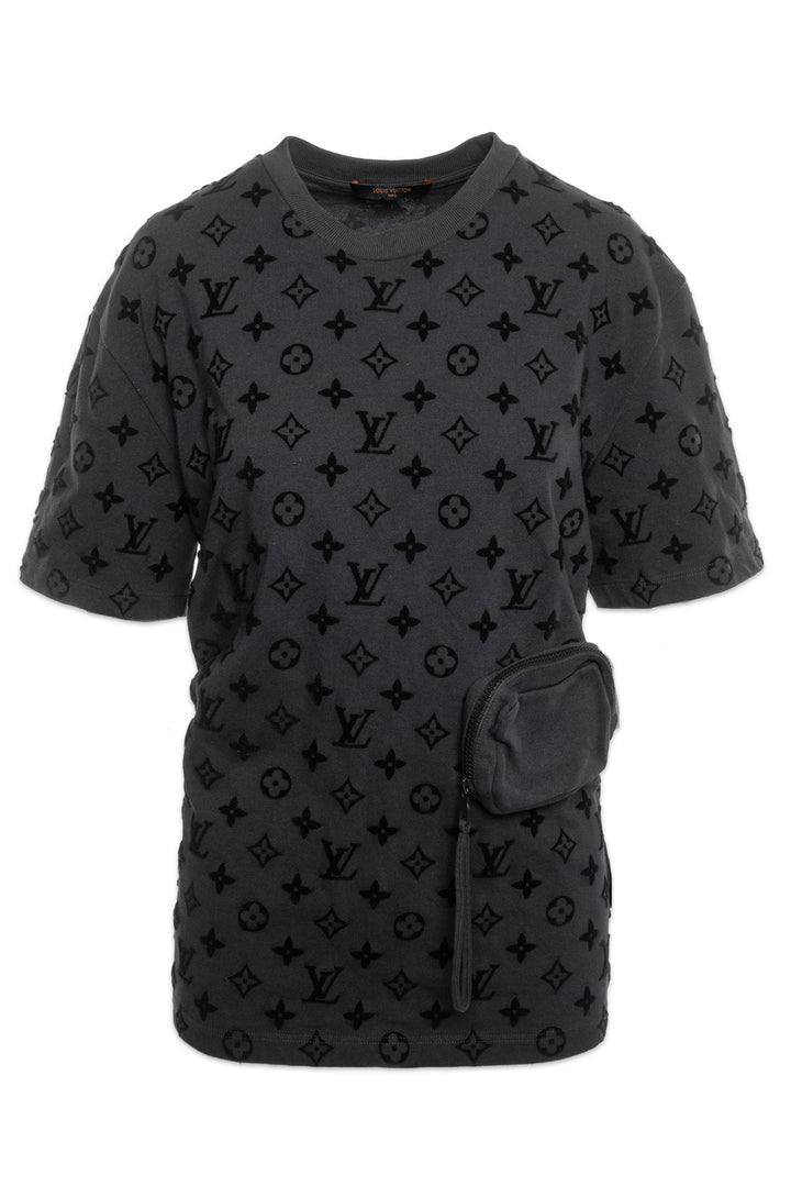 Louis Vuitton Size L Hook And Loop Monogram T-Shirt