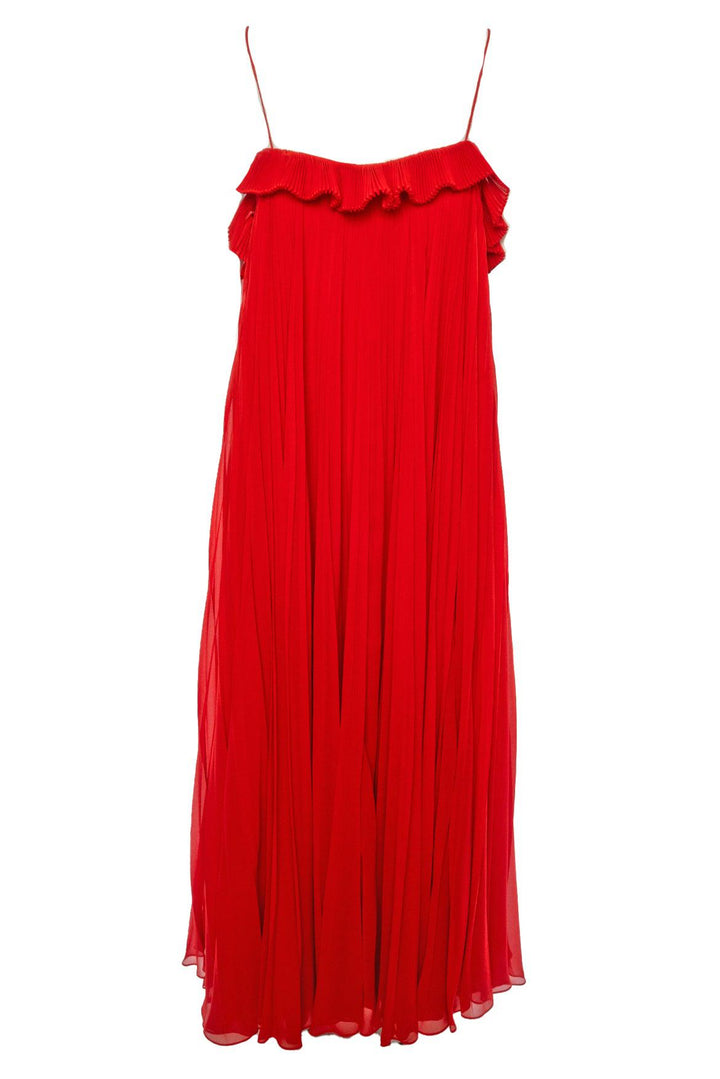 Adam Lippes Size 10 Pleated Tank Dress