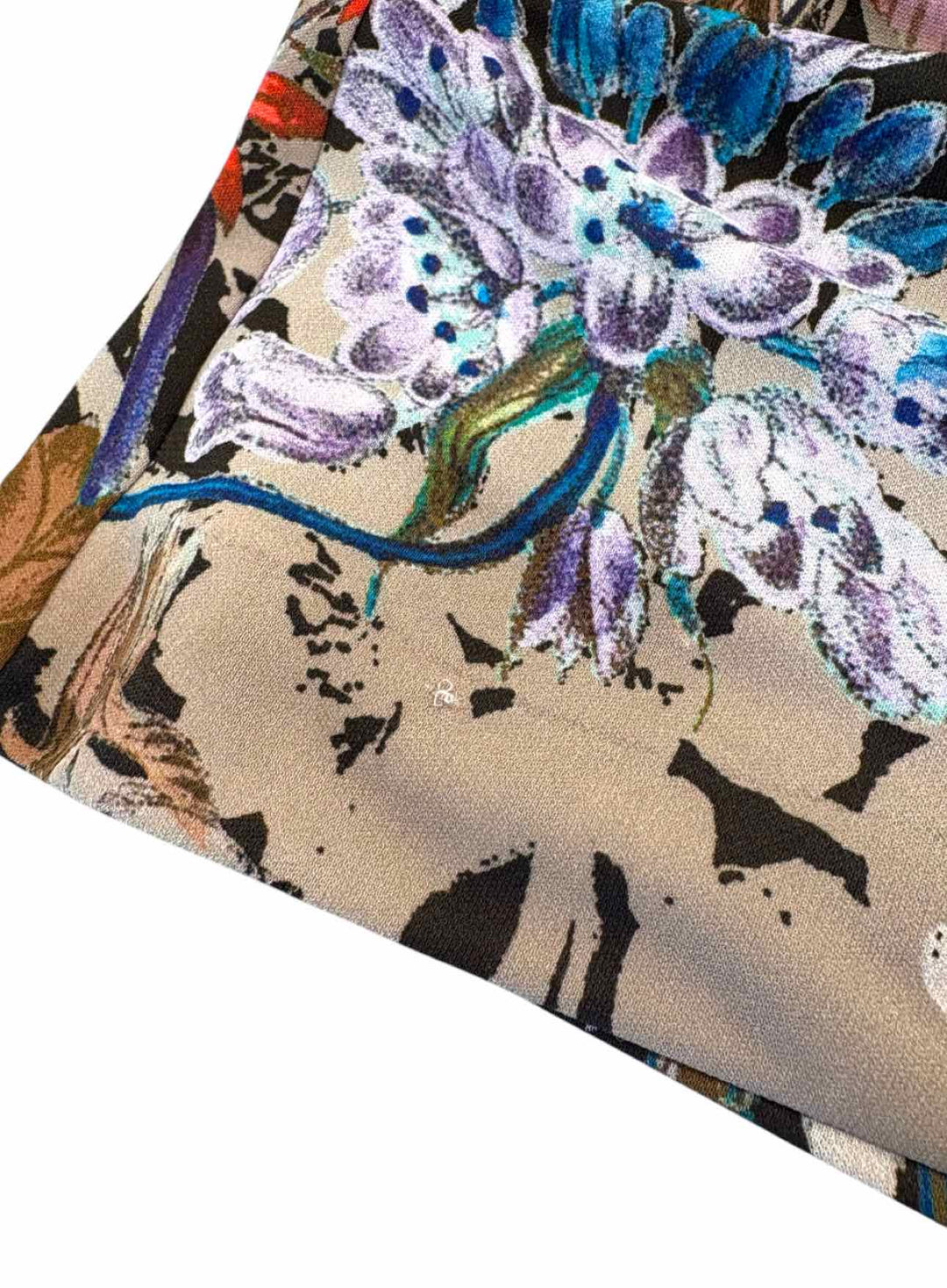 Etro Size 44 Floral Poly Dress