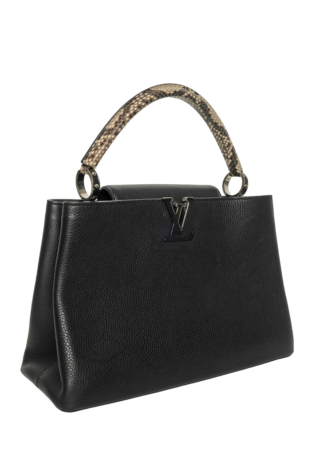 Louis Vuitton Taurillon Python Capucines MM