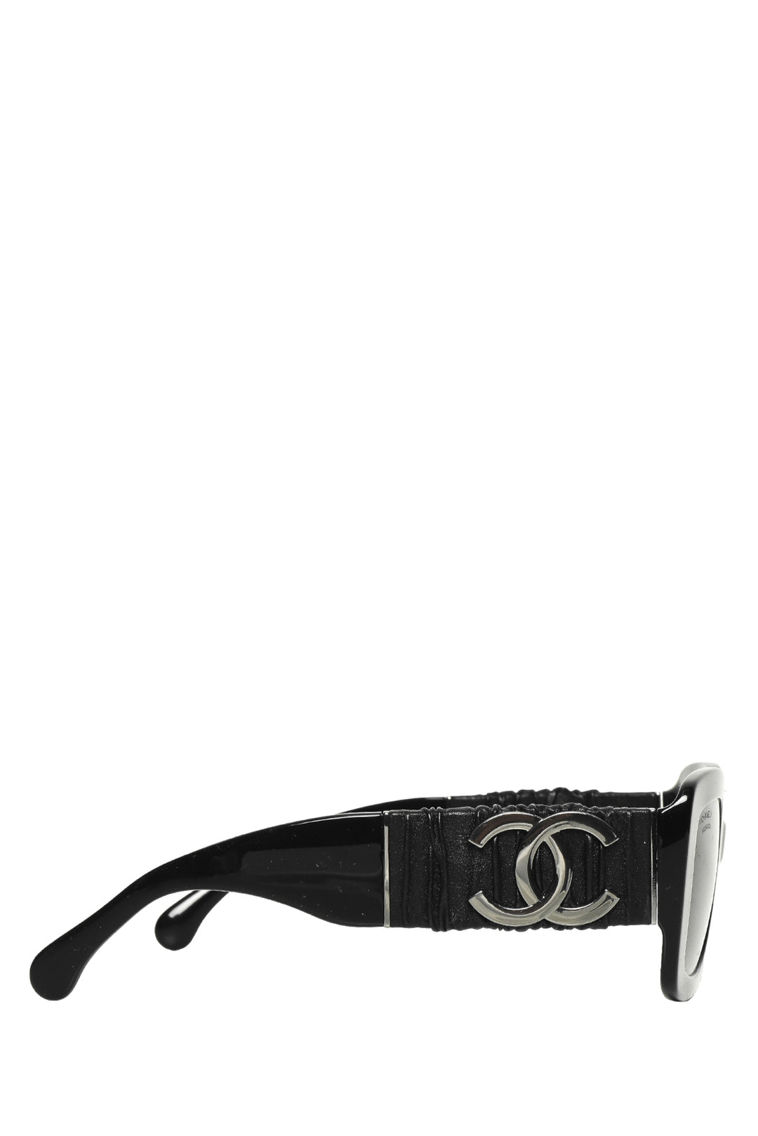 Chanel Acetate Calfskin Polarized Square Sunglasses