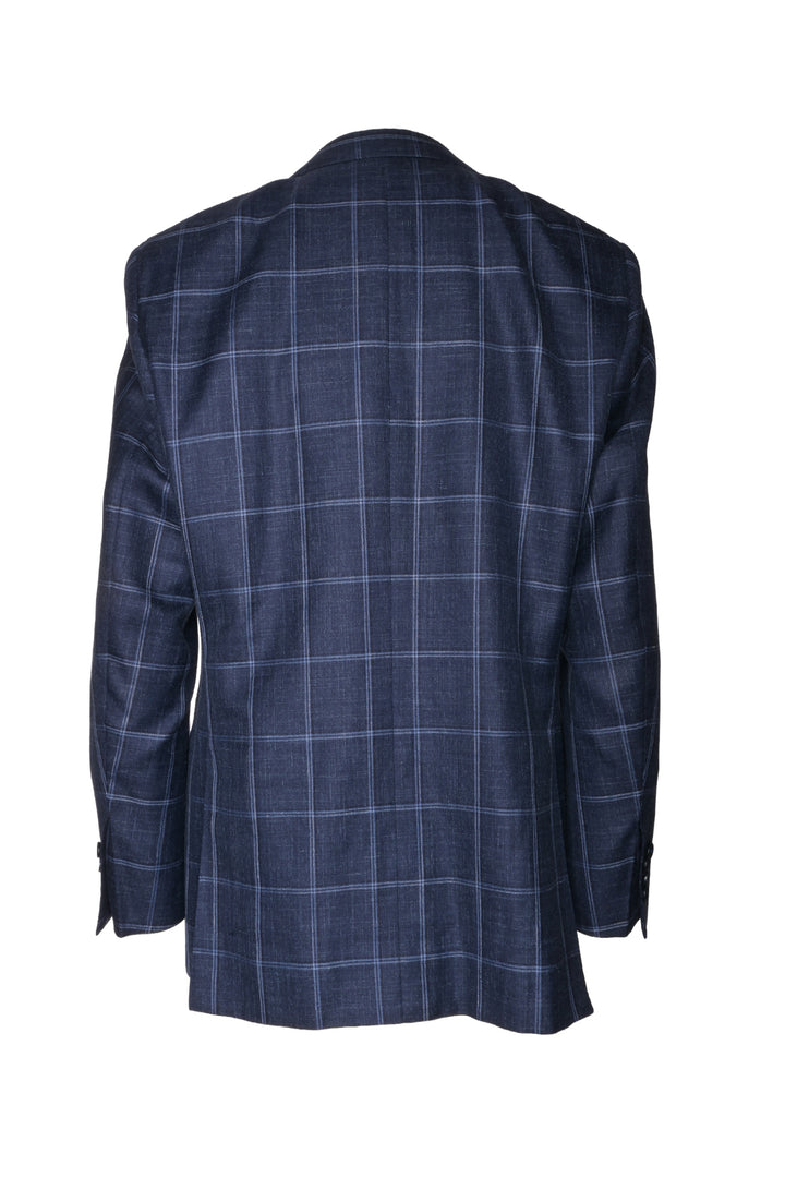 Canali Size 38 Men's Wool, Silk & Linen Blend 2 Button Blazer