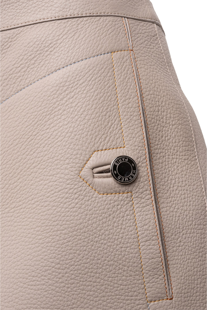 Hermes Size 36 Deerskin Leather Shorts