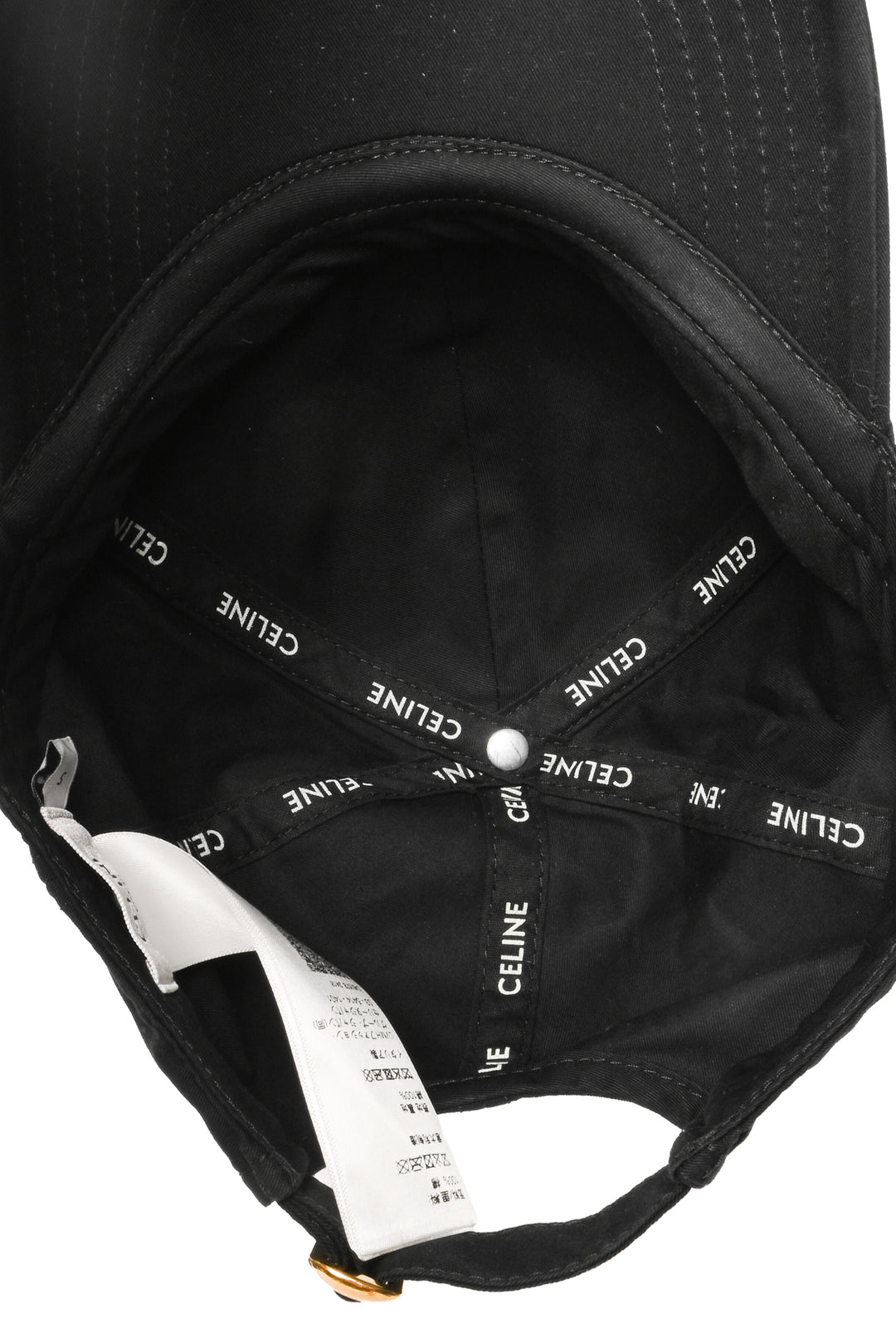 Celine Size S Triomphe Baseball Cap
