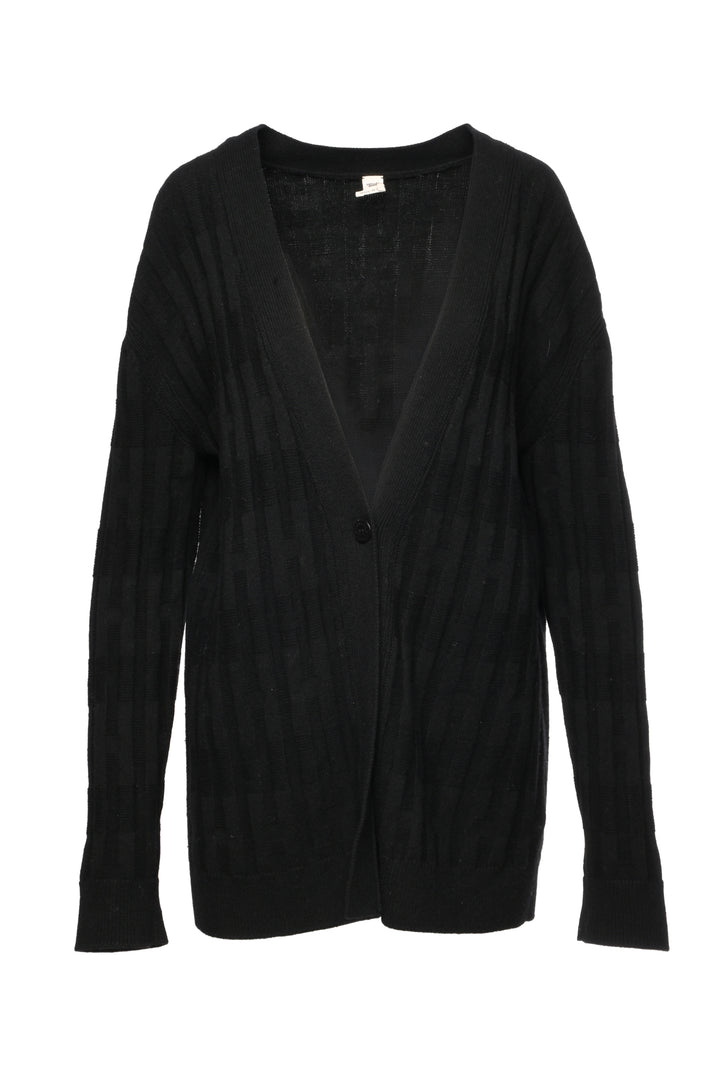 Hermes Size 38 H Logo Knit Wool Cardigan