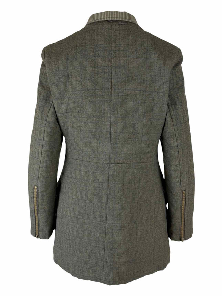 Dries Van Noten Size 40 Double Breasted Wool-Blend Coat