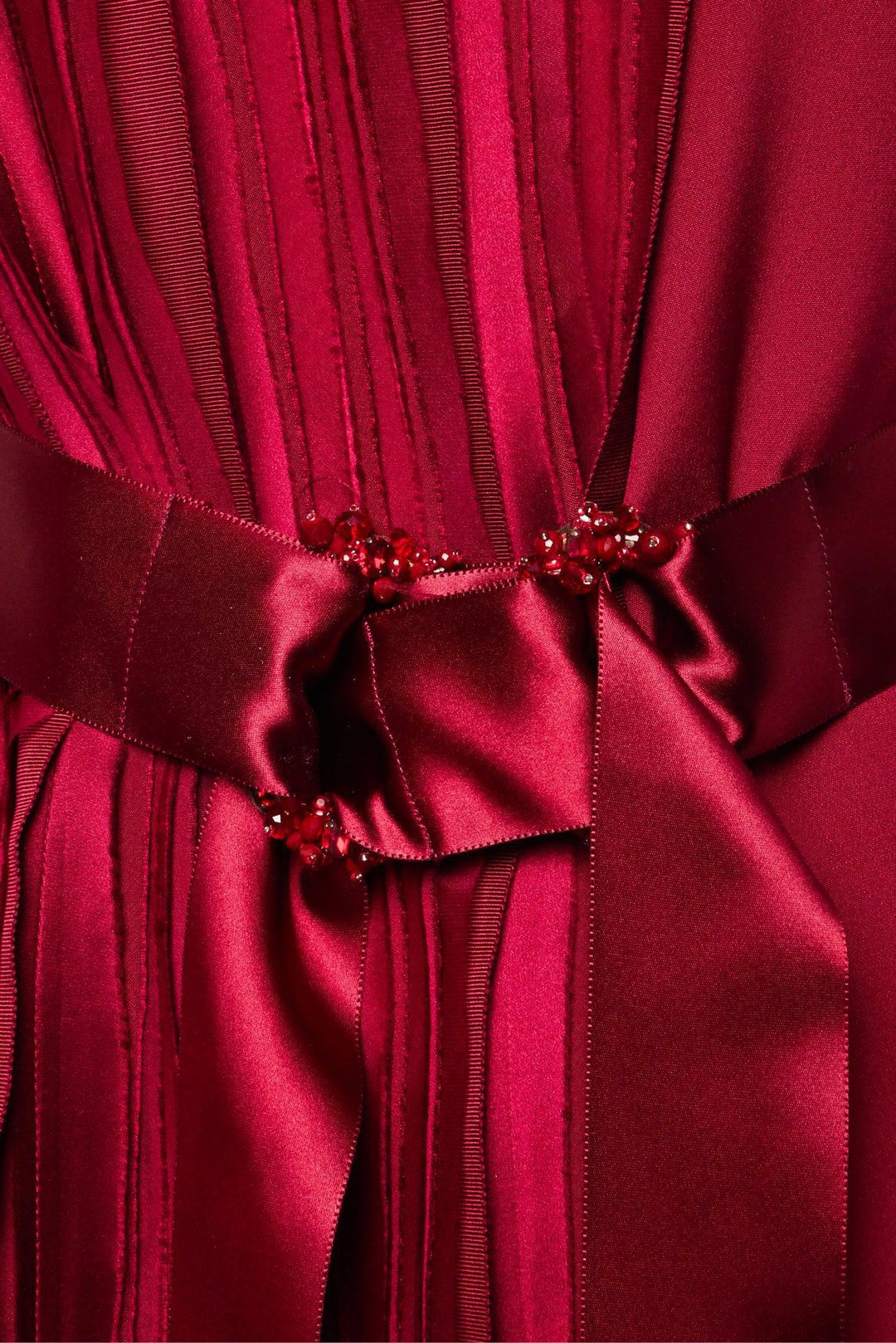 Oscar De La Renta Size 8 Silk Pleated Dress