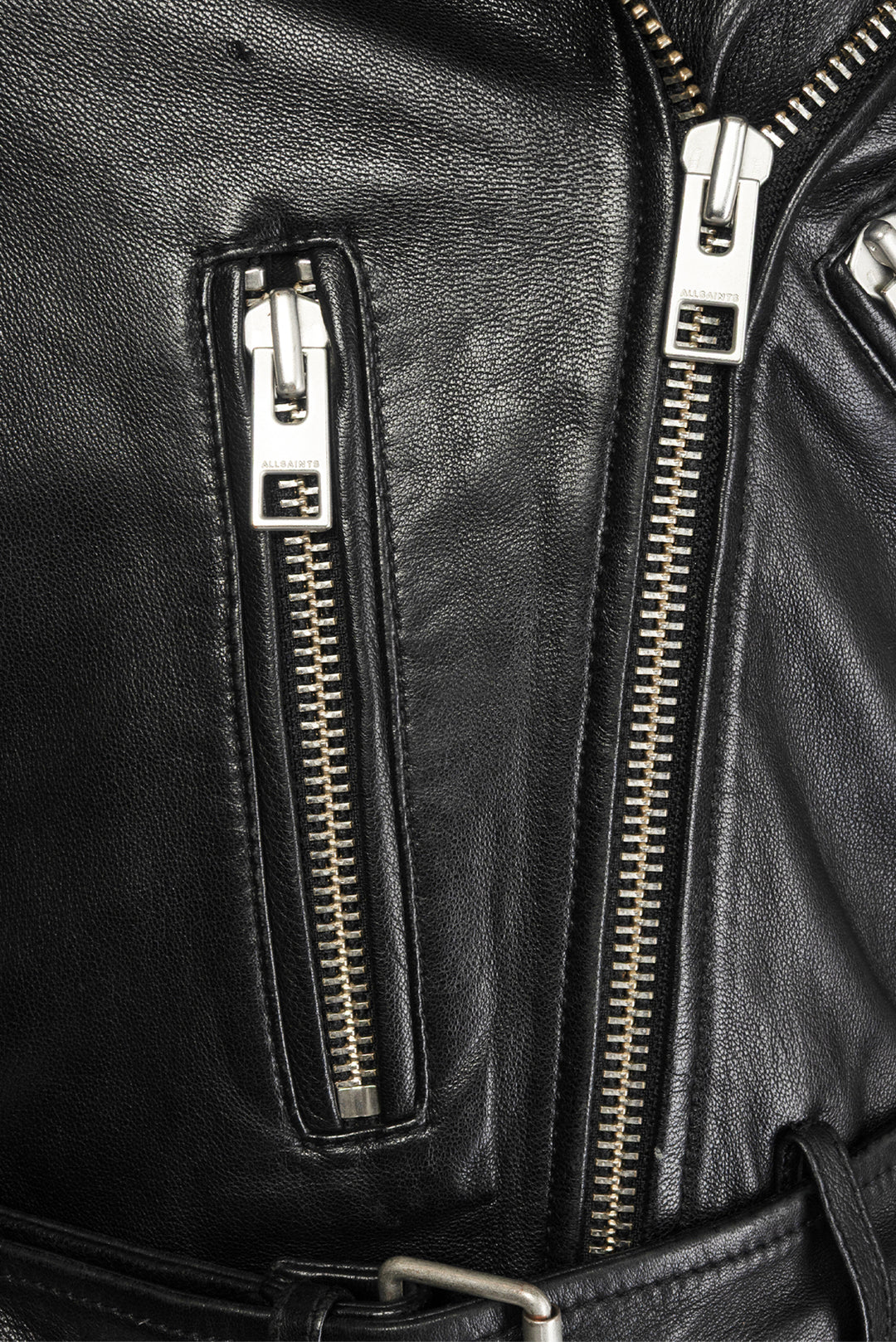 All Saints Size 2 Balfern Leather Biker Jacket