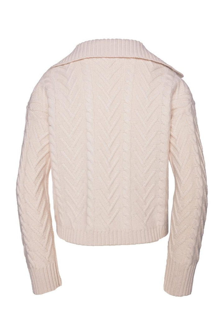 Sablyn Size XS Collared Cableknit Cashmere Cardigan