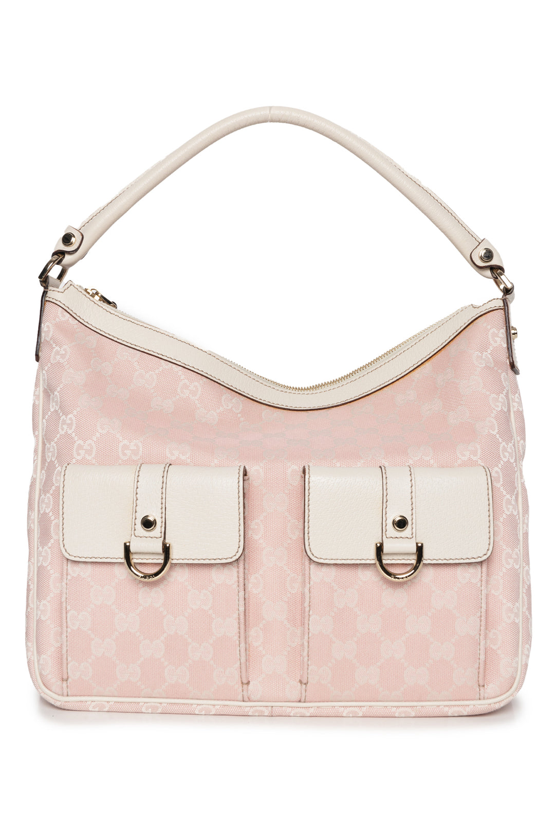 Gucci GG Pink Cloth Hobo