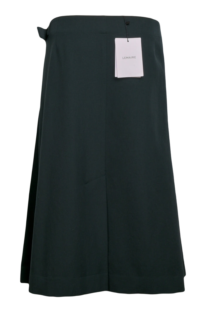 LEMAIRE Size 36 Pleated Wrap Midi Skirt