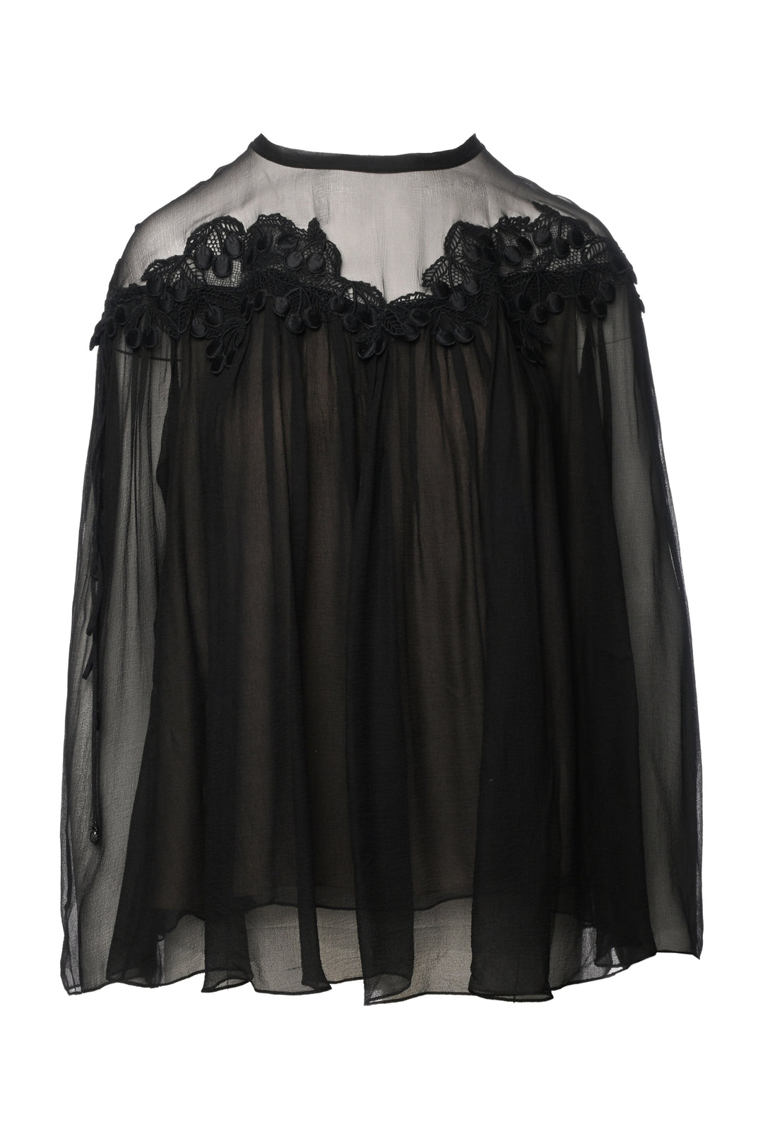 Chloe Size 38 Silk Lace Top