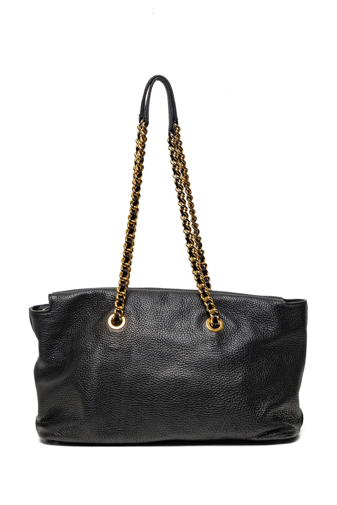 Prada Grained Leather Chain Strap Shoulder Bag