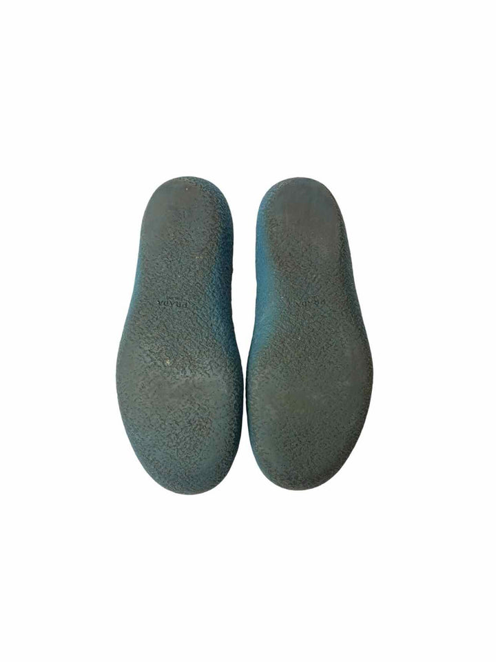 Prada Size 10 Men's Nevada Anthracite Tabac Sneakers