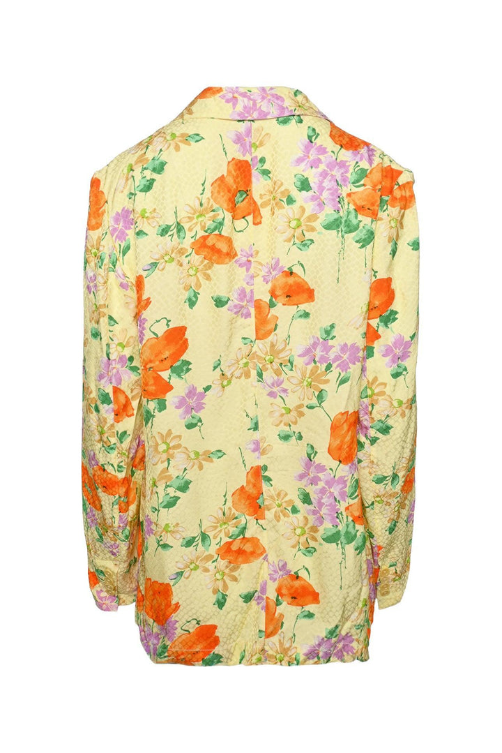 Dries Van Noten Size 42 Floral Print Blazer