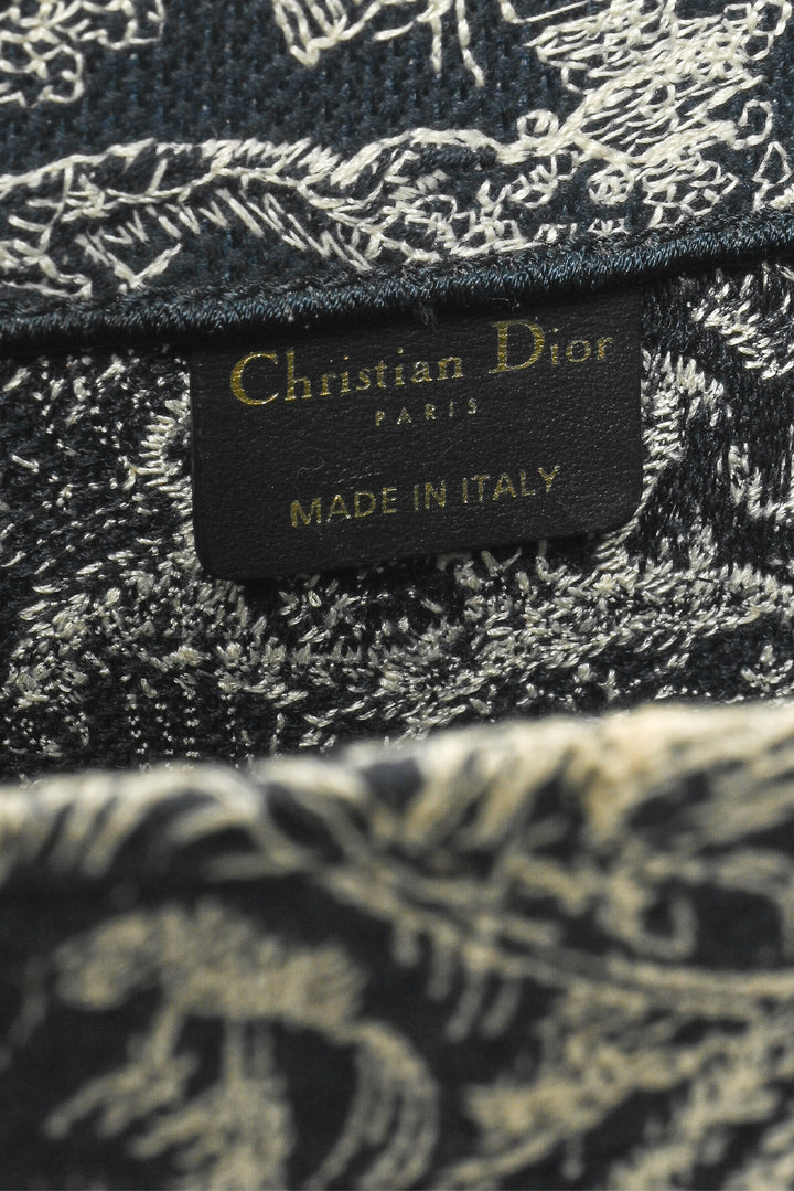 Dior 2022 Toile de Jouy Reverse Medium Book Tote