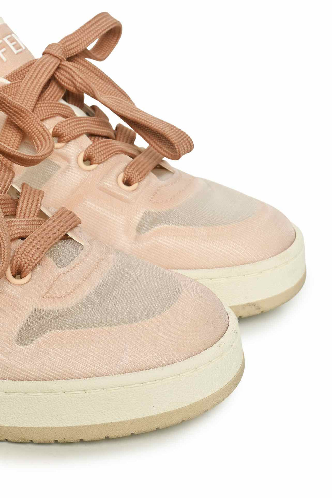 Fendi Size 37 Mesh Embossed Sneaker