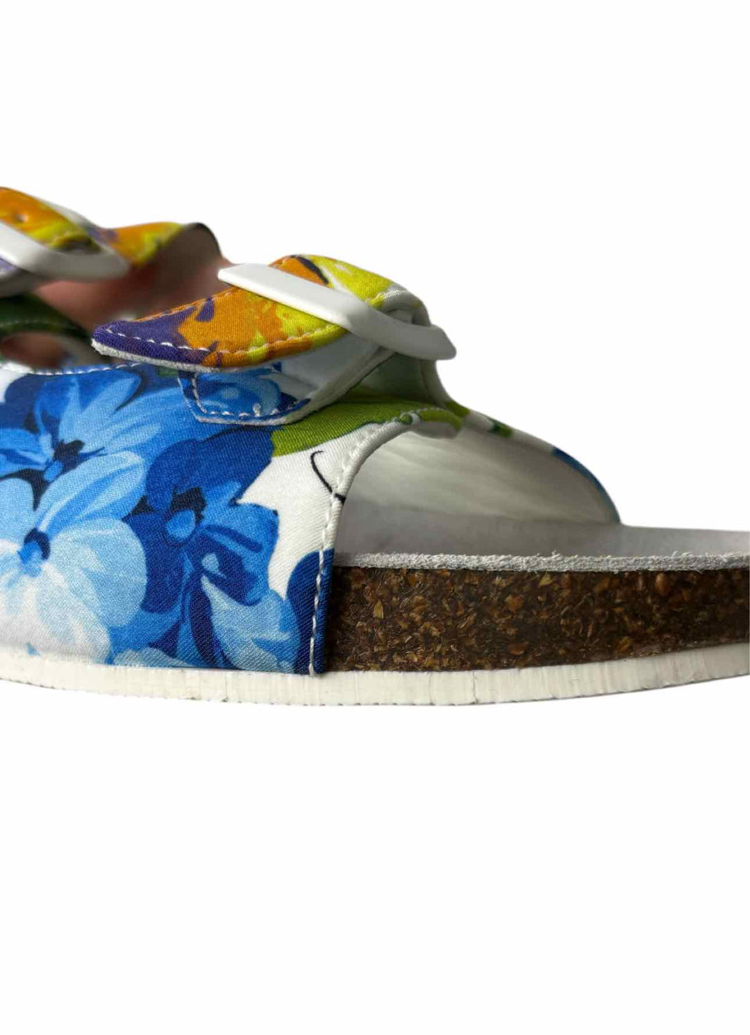 Dolce & Gabbana Size 38 Floral Leather Sandals
