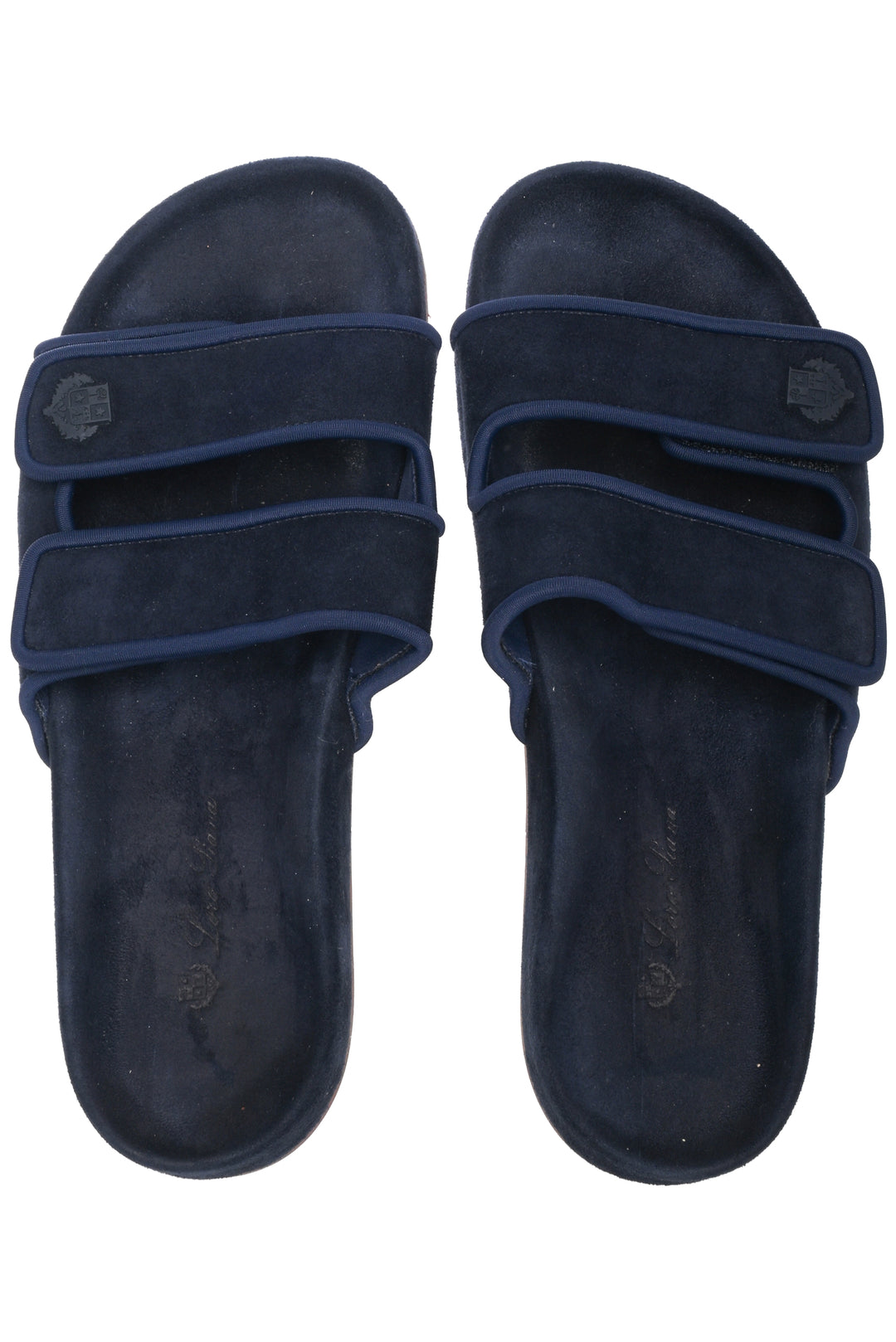 Loro Piana Size 36 Waikiki Suede Double Grip Sandals