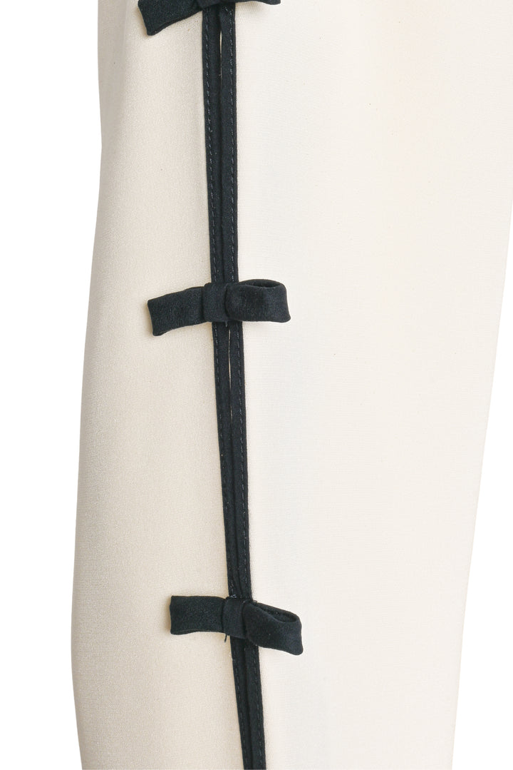 Oscar De La Renta Size 10 Bow Long Sleeve Silk Tops