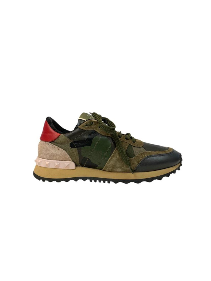 Valentino Size 35.5 Camo Rockrunner Sneaker