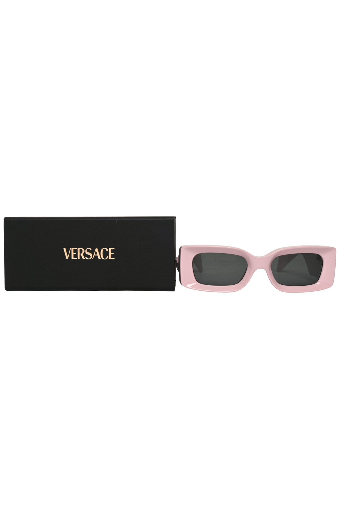 Versace Medusa Medallion Rectangular Sunglasses