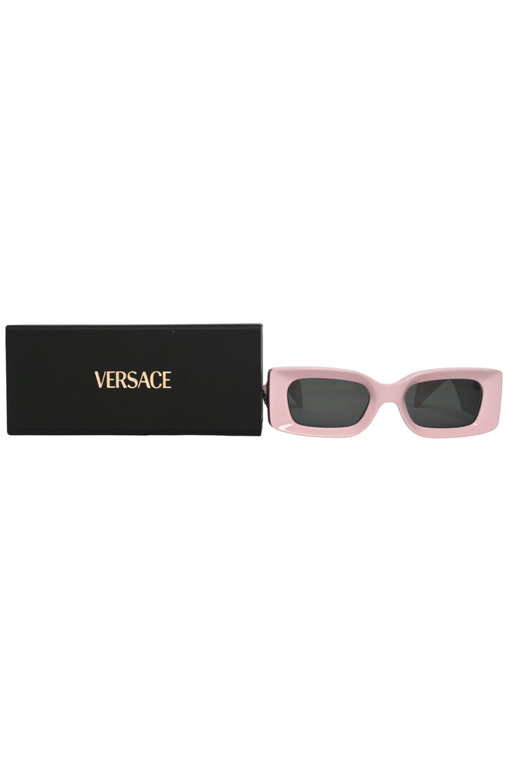 Versace Medusa Medallion Rectangular Sunglasses