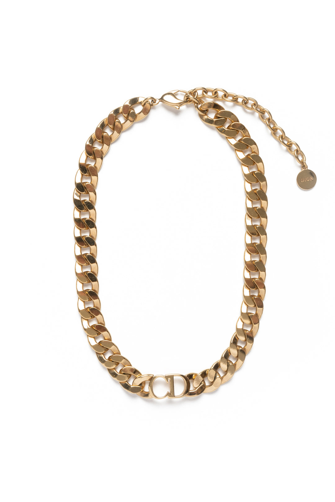 Christian Dior 30 Montaigne Chainlink Choker Necklace