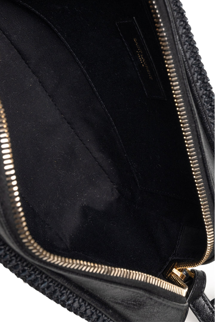 Saint Laurent 2019 Medium Raffia Lou Camera Bag