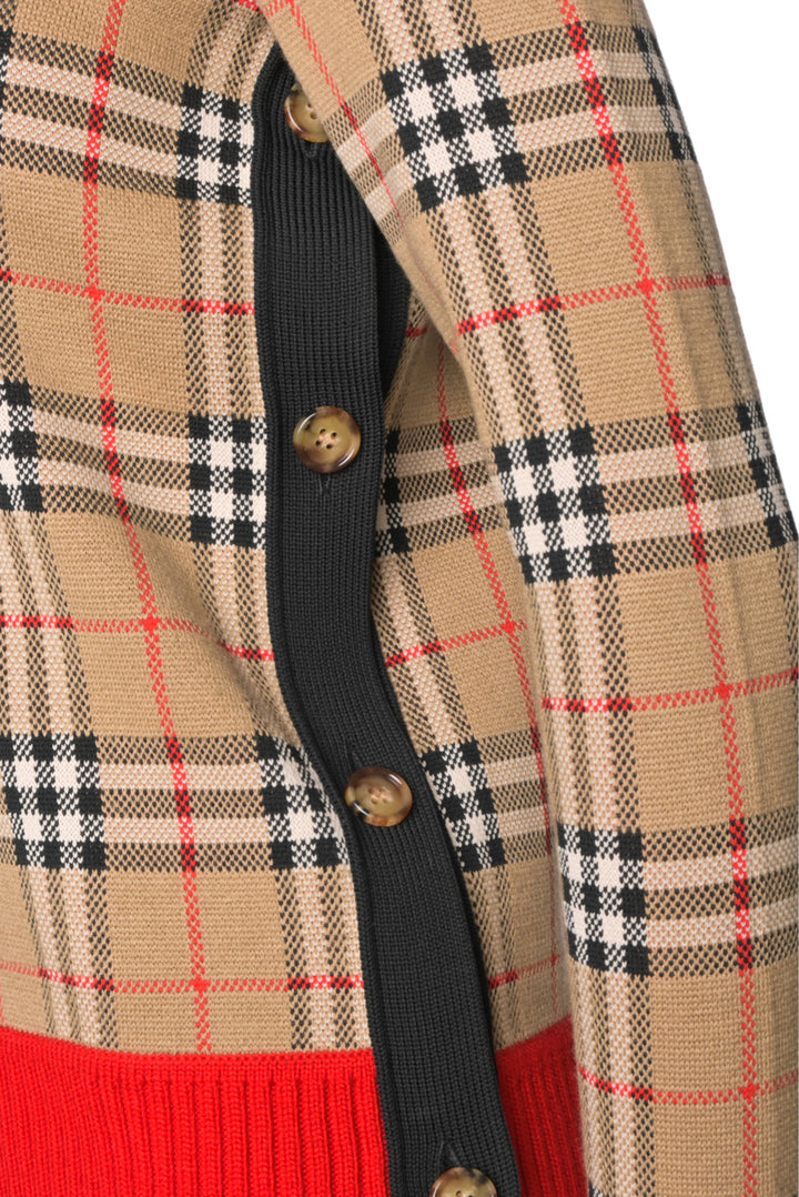 Burberry Size XS Zambezi Check Wool Sweater