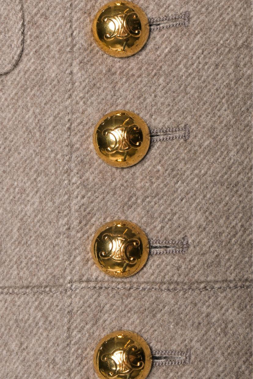 Celine Size 38 2023 Cashmere Utility Jacket