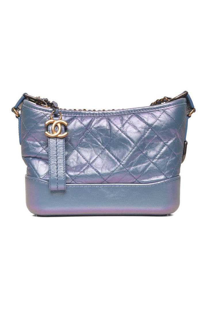 Chanel 2019 Small Gabrielle Iridescent Chain Hobo