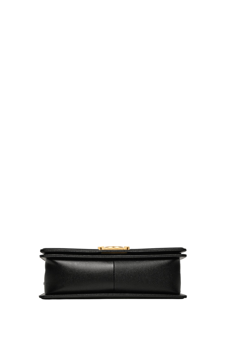 Chanel 2024 Quilted Caviar Medium Boy Bag