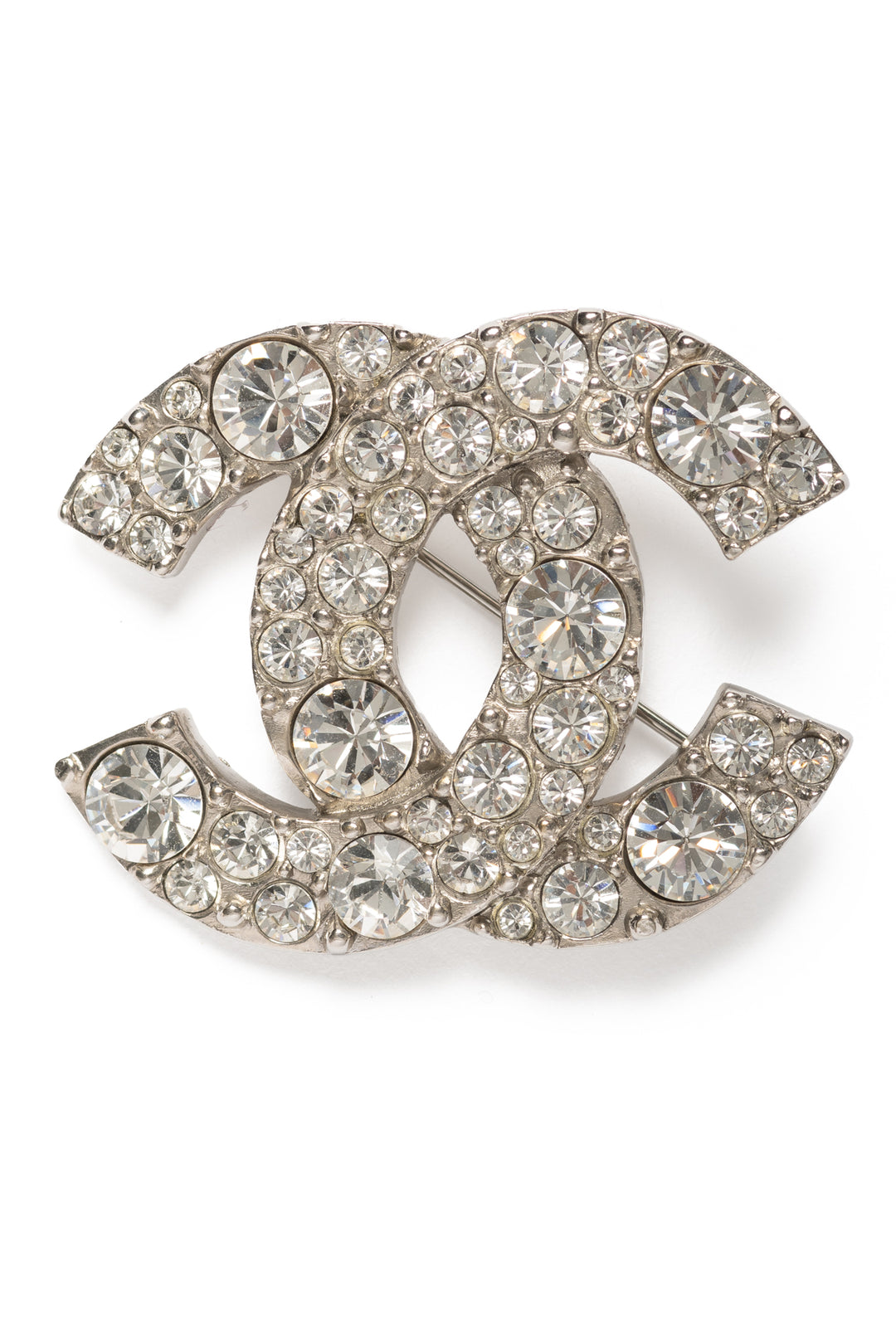 Chanel 2011 Crystal CC Brooch