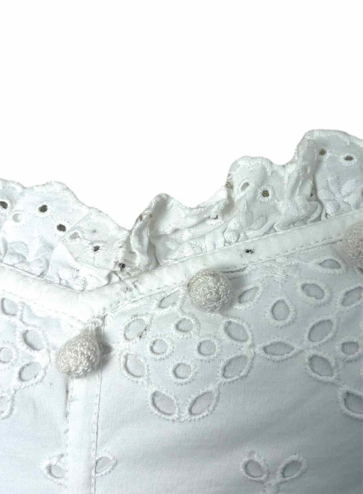 Ulla Johnson Size 4 Cotton Eyelet Sleeveless Dress