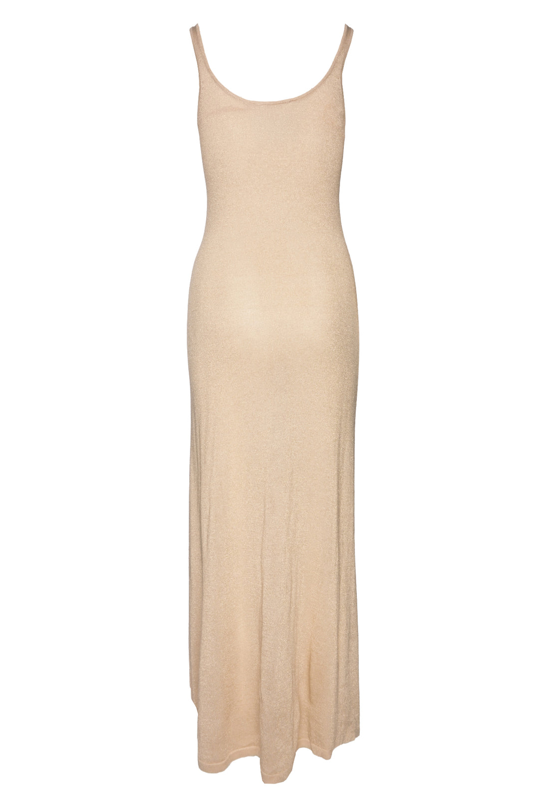 Caroline Constas Size M Crochet Floral Applique Metallic Knit Maxi Dress