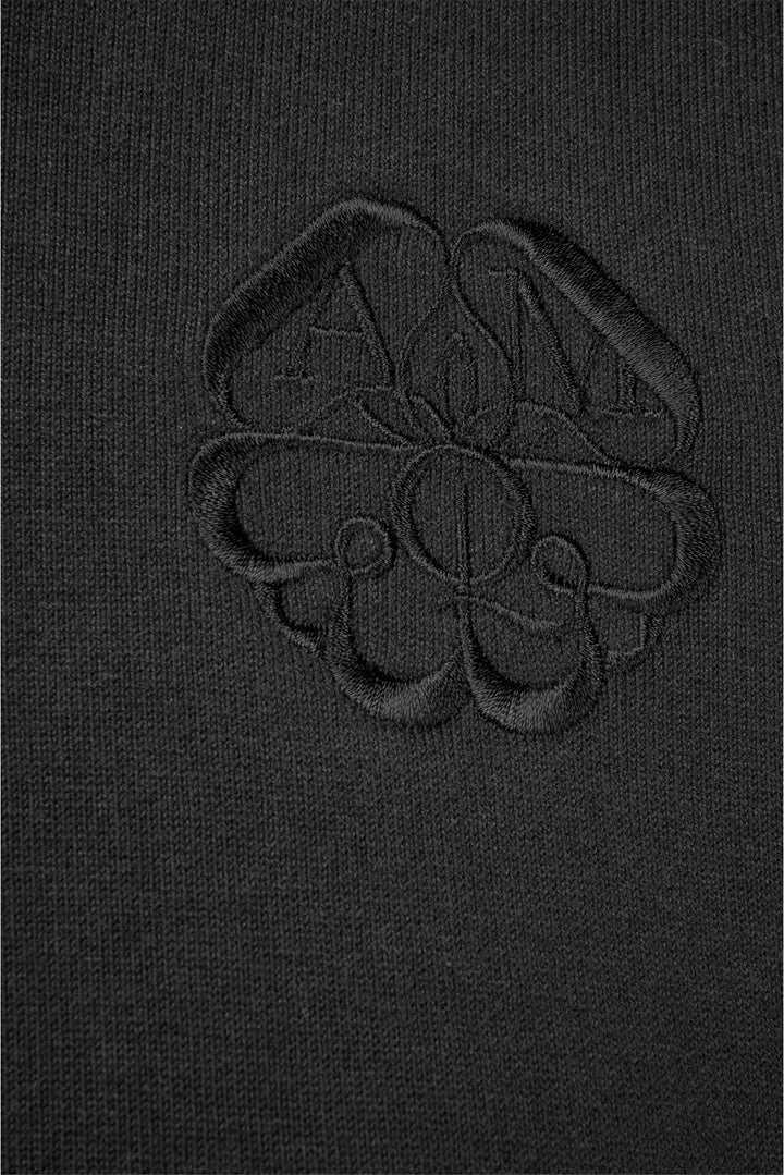 Alexander Mcqueen Size 2 Embroidered Peplum Sweatshirt