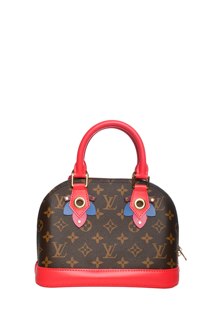 Louis Vuitton 2015 Flamingo Monogram Totem Alma BB Bag