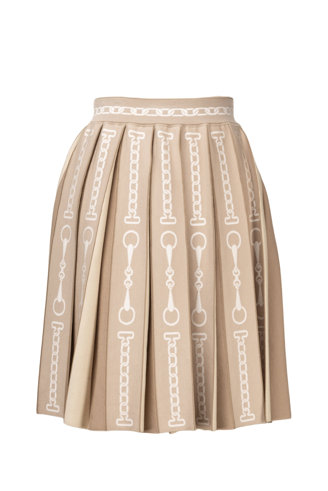 Hermes Size 6 "Effet Kaleidoscope" Pleated Mini Skirt