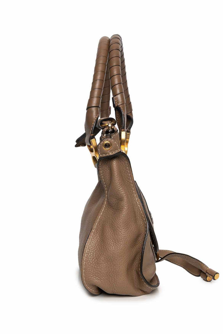 Chloe Calfskin Medium Marcie Top Handle Shoulder Bag