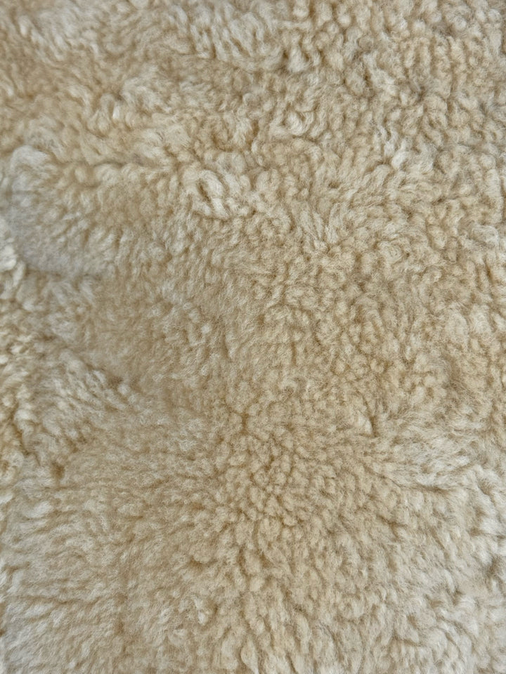 3.1 Phillip Lim Size 0 Collarless Shearling Coat