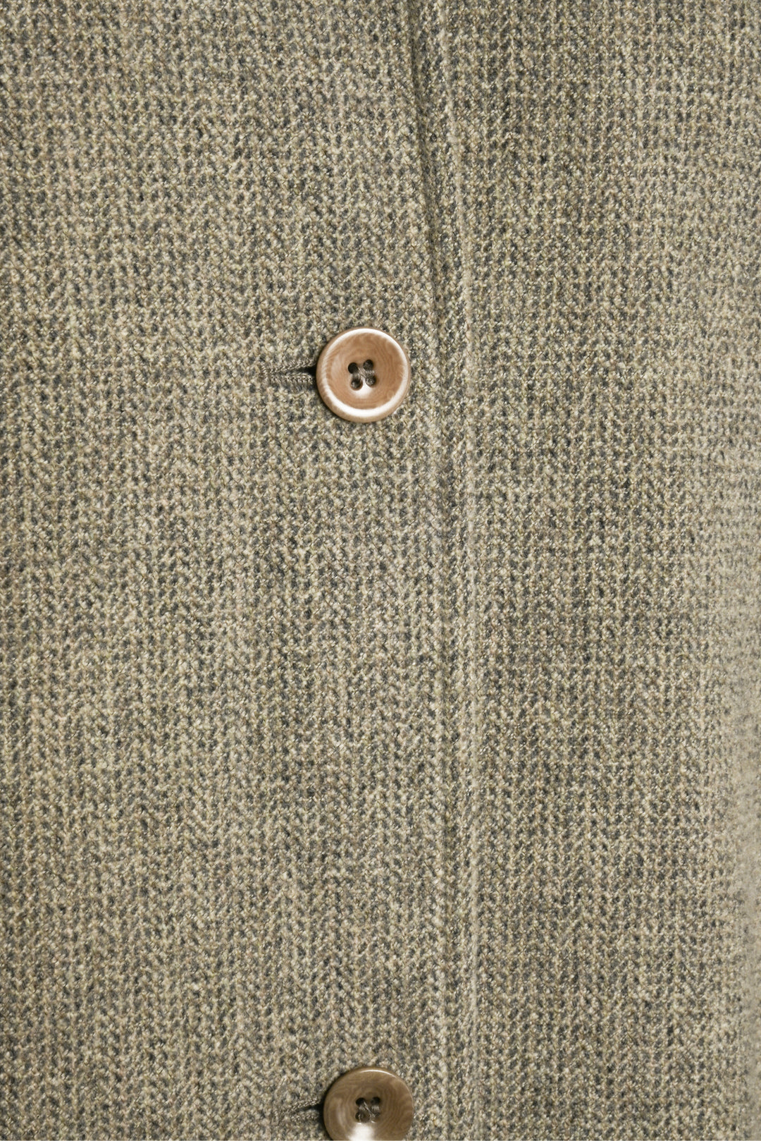 Max Mara Size 12 Vintage Wool-Blend Button-Up Jacket