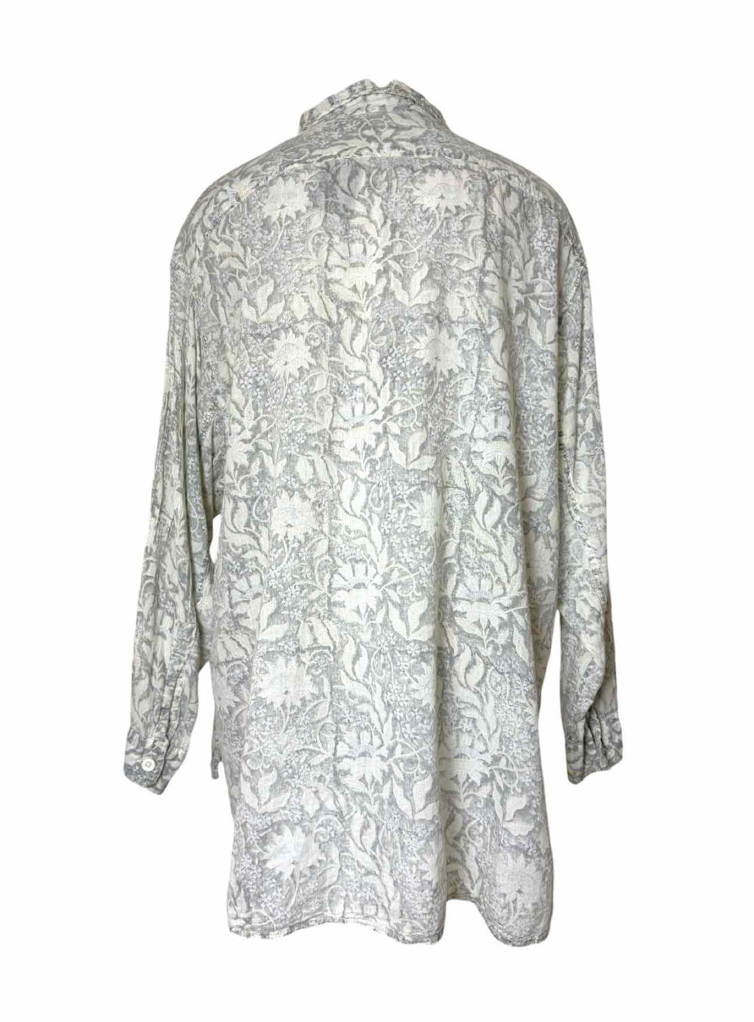 Magnolia Pearl Size OS Block Print Cotton Blouse