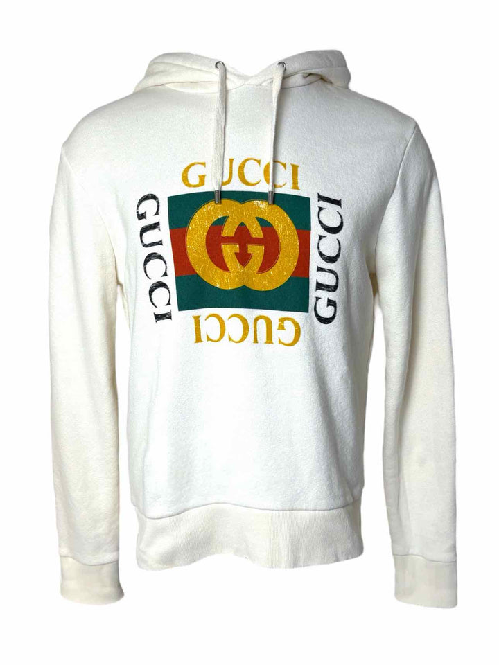 Gucci Distressed Logo Size S Men's Hoodie