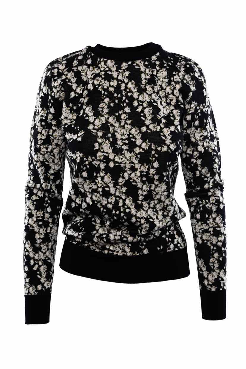 Dior Size XS Printed Wool Sweater