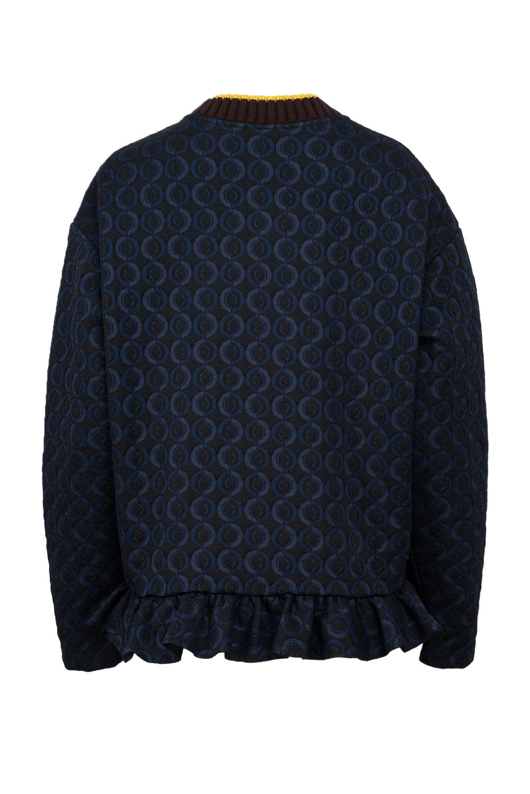 Marni Size 42 Jacquard Knit Collar Jacket